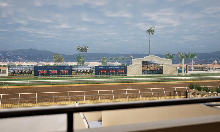 Del Mar Thoroughbred Club - Section Stretch Run Box 26 A Lvl 2 Seat View