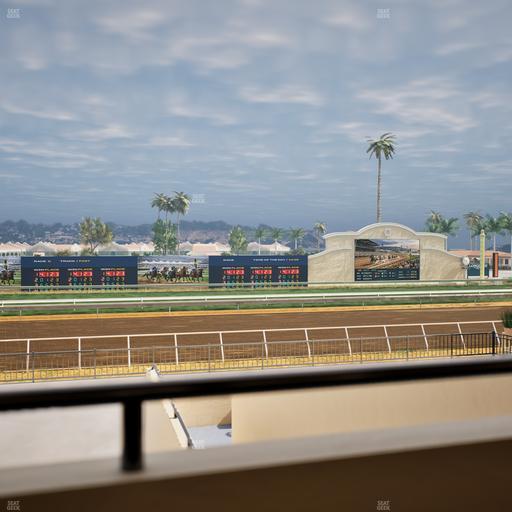 Del Mar Thoroughbred Club - Section Stretch Run Box 26 A Lvl 2 Seat View