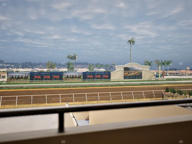 Del Mar Thoroughbred Club - Section Stretch Run Box 26 A Lvl 2 Seat View