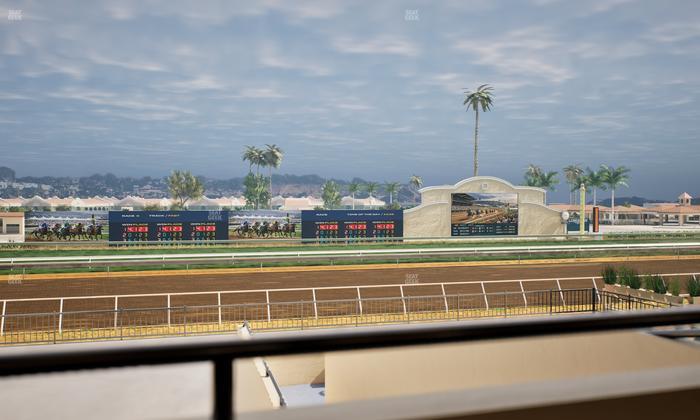 Del Mar Thoroughbred Club - Section Stretch Run Box 26 A Lvl 2 Seat View