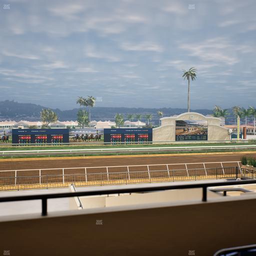 Del Mar Thoroughbred Club - Section Stretch Run Box 26 B Lvl 2 Seat View