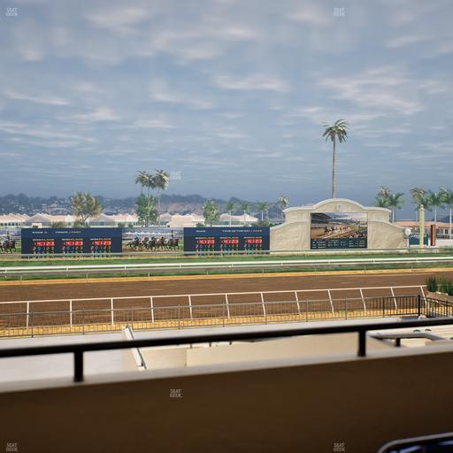 Del Mar Thoroughbred Club - Section Stretch Run Box 26 B Lvl 2 Seat View
