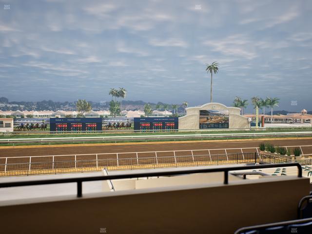 Del Mar Thoroughbred Club - Section Stretch Run Box 26 B Lvl 2 Seat View