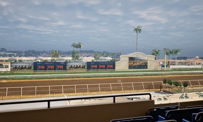 Del Mar Thoroughbred Club - Section Stretch Run Box 26 C Lvl 2 Seat View