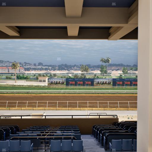 Del Mar Thoroughbred Club - Section Stretch Run Box 26 H Lvl 3 Seat View