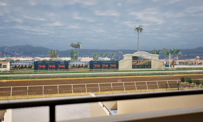 Del Mar Thoroughbred Club - Section Stretch Run Box 27 A Lvl 2 Seat View