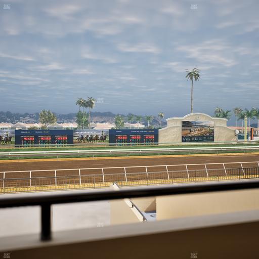 Del Mar Thoroughbred Club - Section Stretch Run Box 27 A Lvl 2 Seat View
