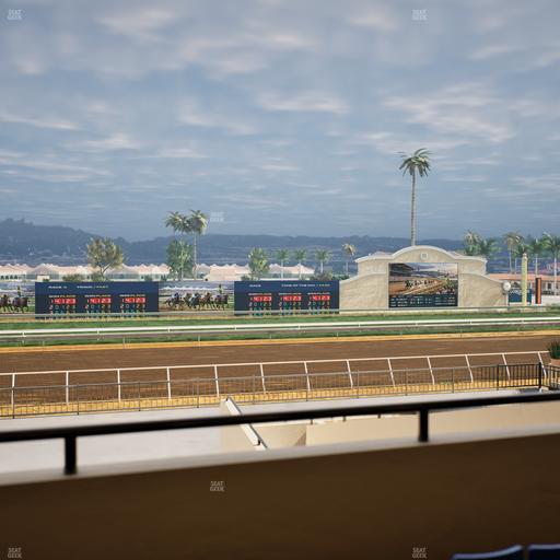 Del Mar Thoroughbred Club - Section Stretch Run Box 27 B Lvl 2 Seat View