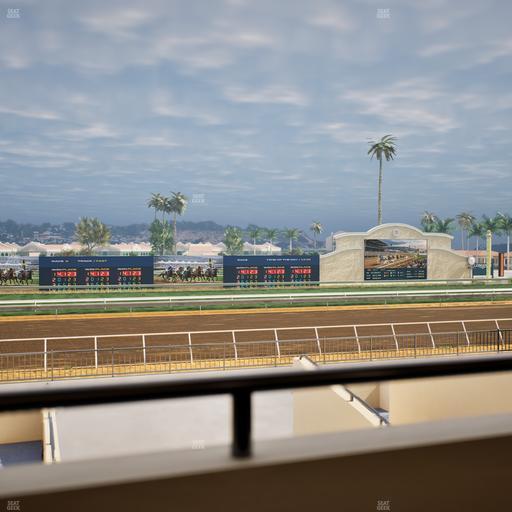Del Mar Thoroughbred Club - Section Stretch Run Box 28 A Lvl 2 Seat View