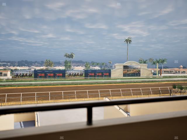 Del Mar Thoroughbred Club - Section Stretch Run Box 28 A Lvl 2 Seat View