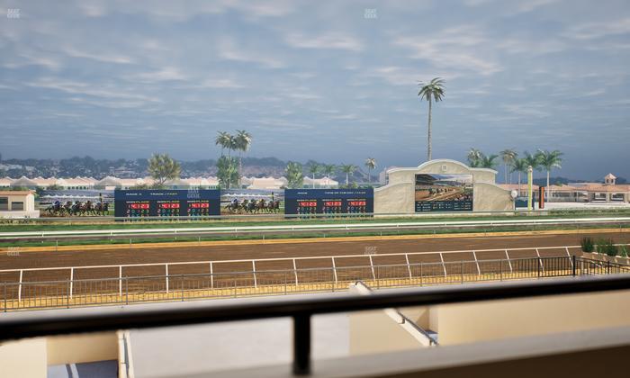 Del Mar Thoroughbred Club - Section Stretch Run Box 28 A Lvl 2 Seat View