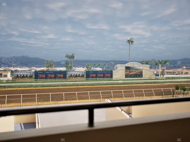 Del Mar Thoroughbred Club - Section Stretch Run Box 28 A Lvl 2 Seat View