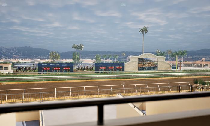Del Mar Thoroughbred Club - Section Stretch Run Box 28 A Lvl 2 Seat View