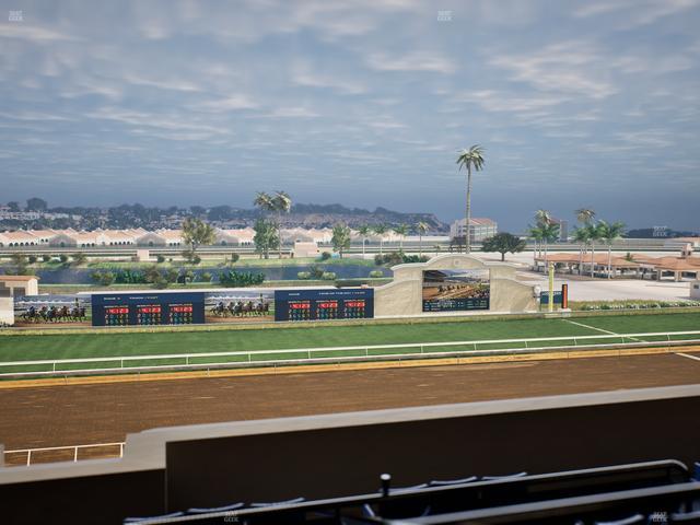 Del Mar Thoroughbred Club - Section Stretch Run Box 28 L Lvl 4 Seat View