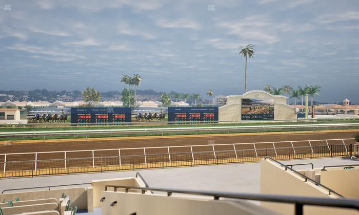 Del Mar Thoroughbred Club - Section Stretch Run Box 29 A Lvl 2 Seat View