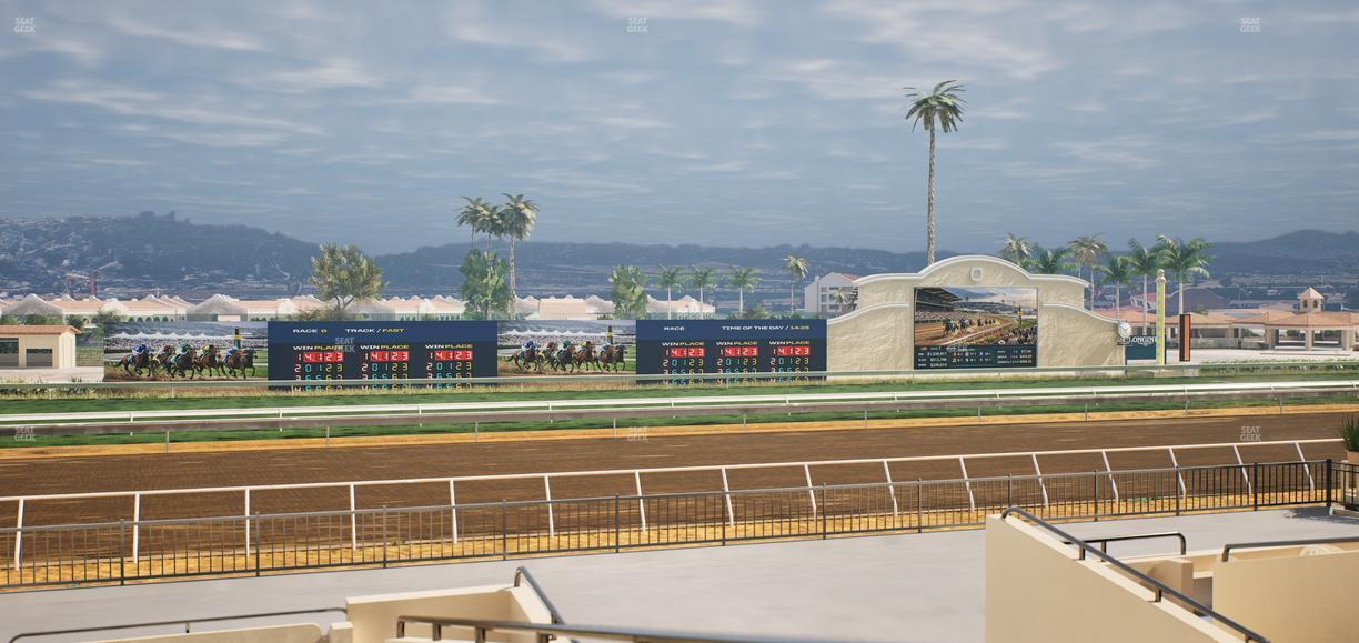 Del Mar Thoroughbred Club - Section Stretch Run Box 29 A Lvl 2 Seat View