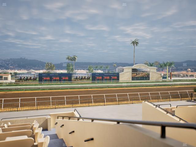 Del Mar Thoroughbred Club - Section Stretch Run Box 29 A Lvl 2 Seat View