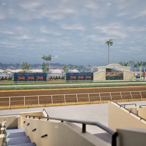 Del Mar Thoroughbred Club - Section Stretch Run Box 29 B Lvl 2 Seat View