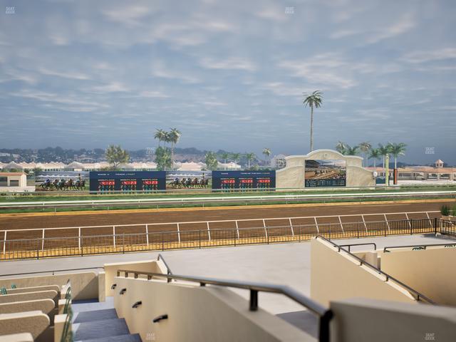 Del Mar Thoroughbred Club - Section Stretch Run Box 29 B Lvl 2 Seat View