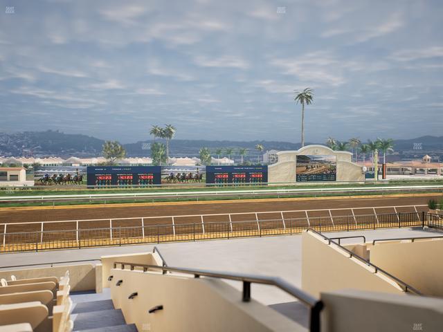 Del Mar Thoroughbred Club - Section Stretch Run Box 29 B Lvl 2 Seat View