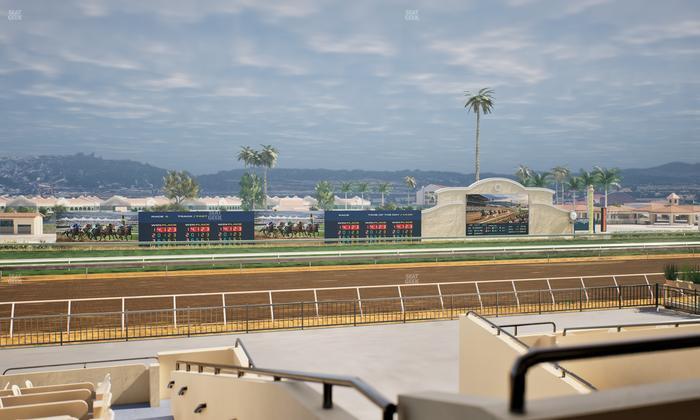 Del Mar Thoroughbred Club - Section Stretch Run Box 29 C Lvl 2 Seat View