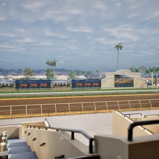 Del Mar Thoroughbred Club - Section Stretch Run Box 29 C Lvl 2 Seat View