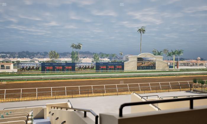 Del Mar Thoroughbred Club - Section Stretch Run Box 29 D Lvl 2 Seat View