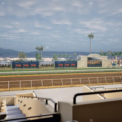 Del Mar Thoroughbred Club - Section Stretch Run Box 29 D Lvl 2 Seat View