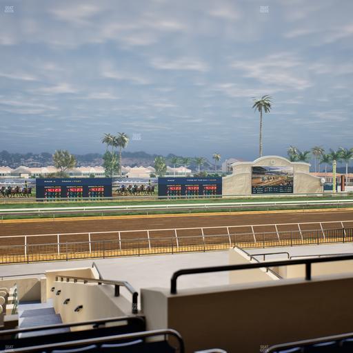 Del Mar Thoroughbred Club - Section Stretch Run Box 29 E Lvl 2 Seat View