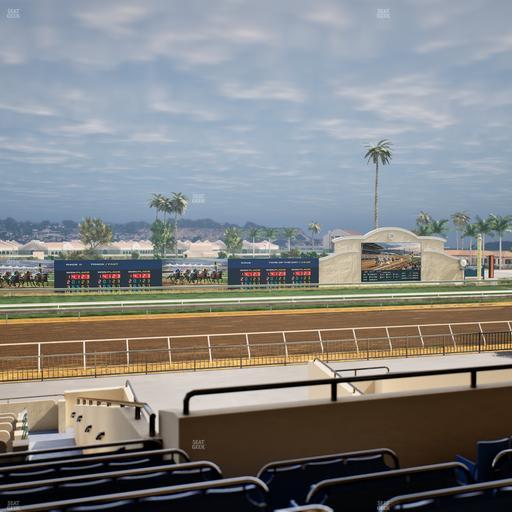 Del Mar Thoroughbred Club - Section Stretch Run Box 29 G Lvl 2 Seat View