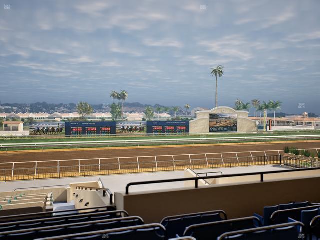 Del Mar Thoroughbred Club - Section Stretch Run Box 29 G Lvl 2 Seat View