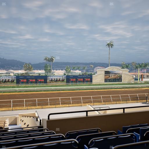 Del Mar Thoroughbred Club - Section Stretch Run Box 29 H Lvl 2 Seat View