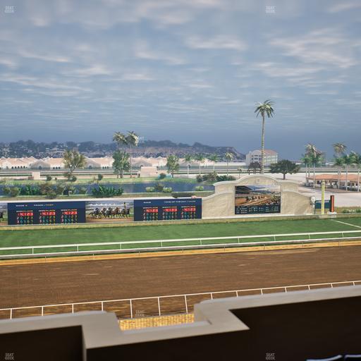 Del Mar Thoroughbred Club - Section Stretch Run Box 29 L Lvl 4 Seat View