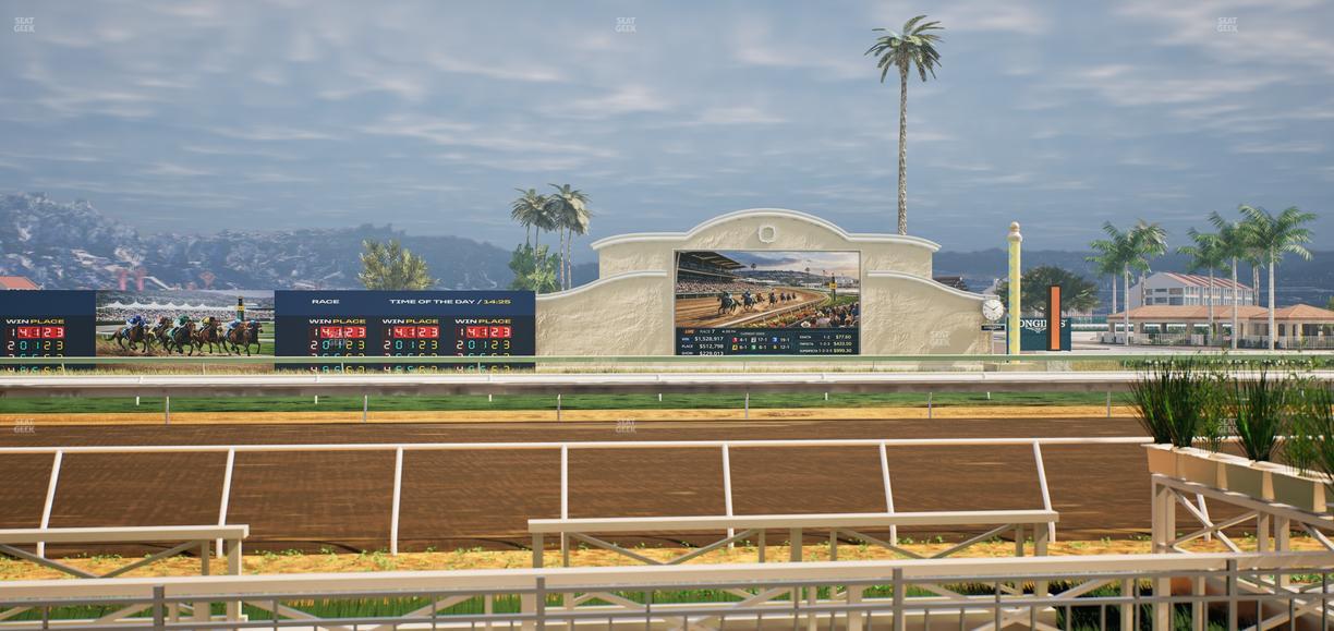 Del Mar Thoroughbred Club - Section Stretch Run Box 3 A Lvl 1 Seat View