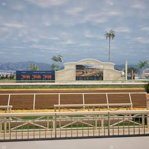 Del Mar Thoroughbred Club - Section Stretch Run Box 3 A Lvl 1 Seat View