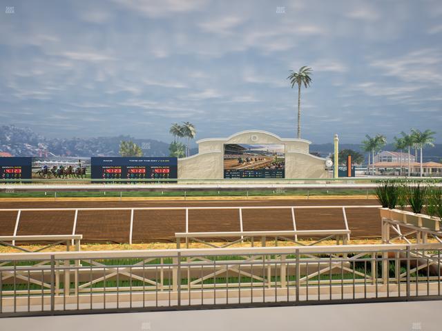 Del Mar Thoroughbred Club - Section Stretch Run Box 3 A Lvl 1 Seat View