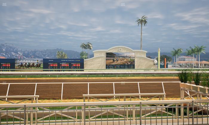 Del Mar Thoroughbred Club - Section Stretch Run Box 3 A Lvl 1 Seat View