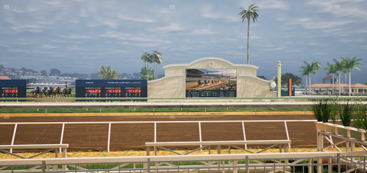 Del Mar Thoroughbred Club - Section Stretch Run Box 3 A Lvl 1 Seat View
