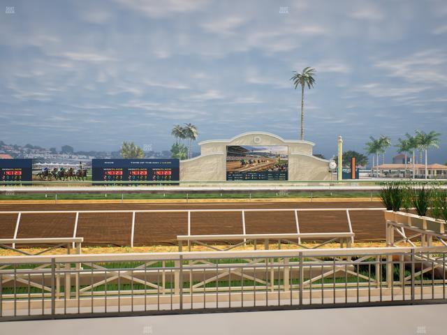 Del Mar Thoroughbred Club - Section Stretch Run Box 3 A Lvl 1 Seat View