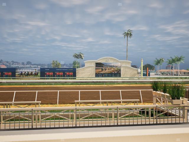 Del Mar Thoroughbred Club - Section Stretch Run Box 3 B Lvl 1 Seat View