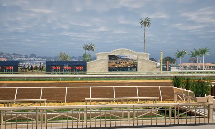 Del Mar Thoroughbred Club - Section Stretch Run Box 3 B Lvl 1 Seat View