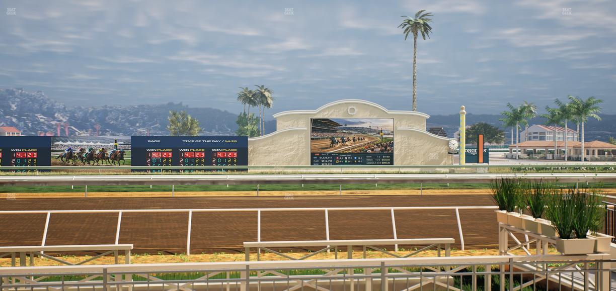Del Mar Thoroughbred Club - Section Stretch Run Box 3 B Lvl 1 Seat View