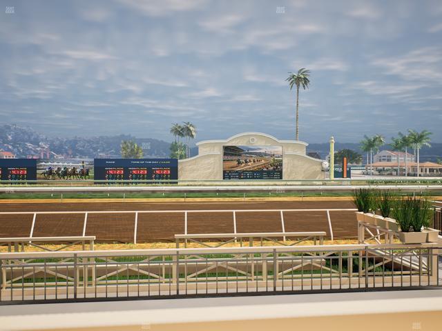 Del Mar Thoroughbred Club - Section Stretch Run Box 3 B Lvl 1 Seat View