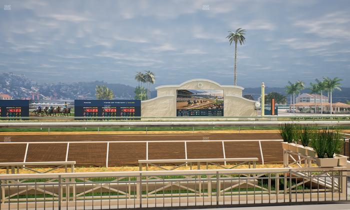 Del Mar Thoroughbred Club - Section Stretch Run Box 3 B Lvl 1 Seat View