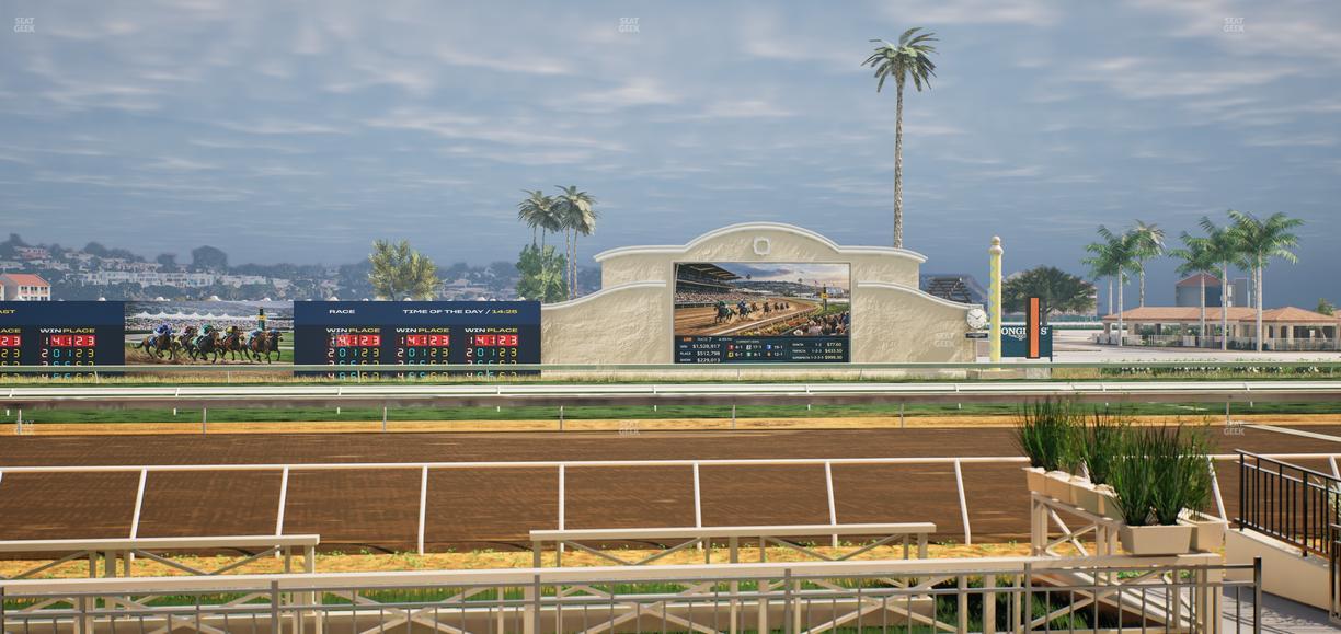 Del Mar Thoroughbred Club - Section Stretch Run Box 3 C Lvl 1 Seat View