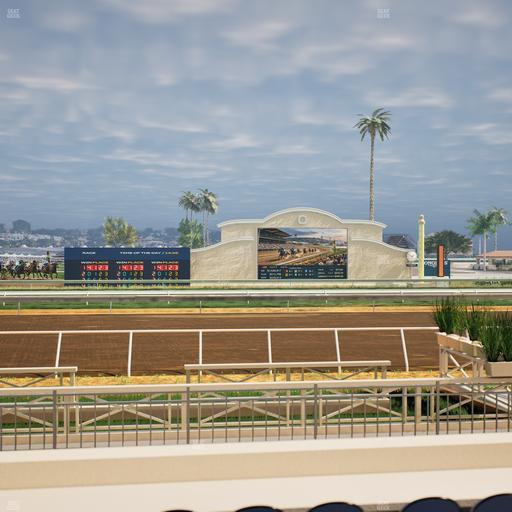 Del Mar Thoroughbred Club - Section Stretch Run Box 3 C Lvl 1 Seat View