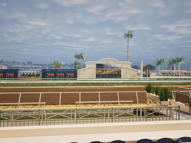 Del Mar Thoroughbred Club - Section Stretch Run Box 3 C Lvl 1 Seat View