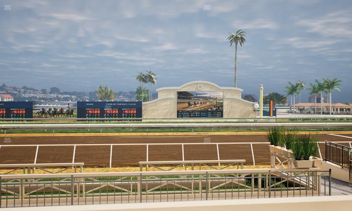 Del Mar Thoroughbred Club - Section Stretch Run Box 3 C Lvl 1 Seat View