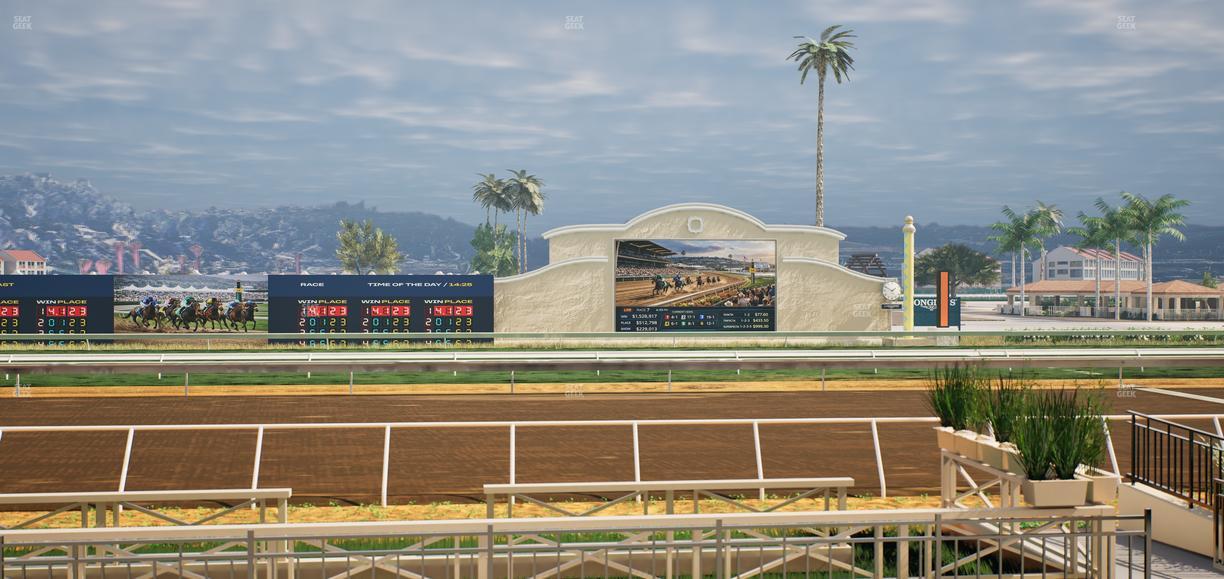 Del Mar Thoroughbred Club - Section Stretch Run Box 3 C Lvl 1 Seat View