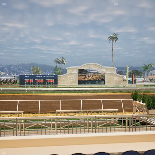 Del Mar Thoroughbred Club - Section Stretch Run Box 3 C Lvl 1 Seat View